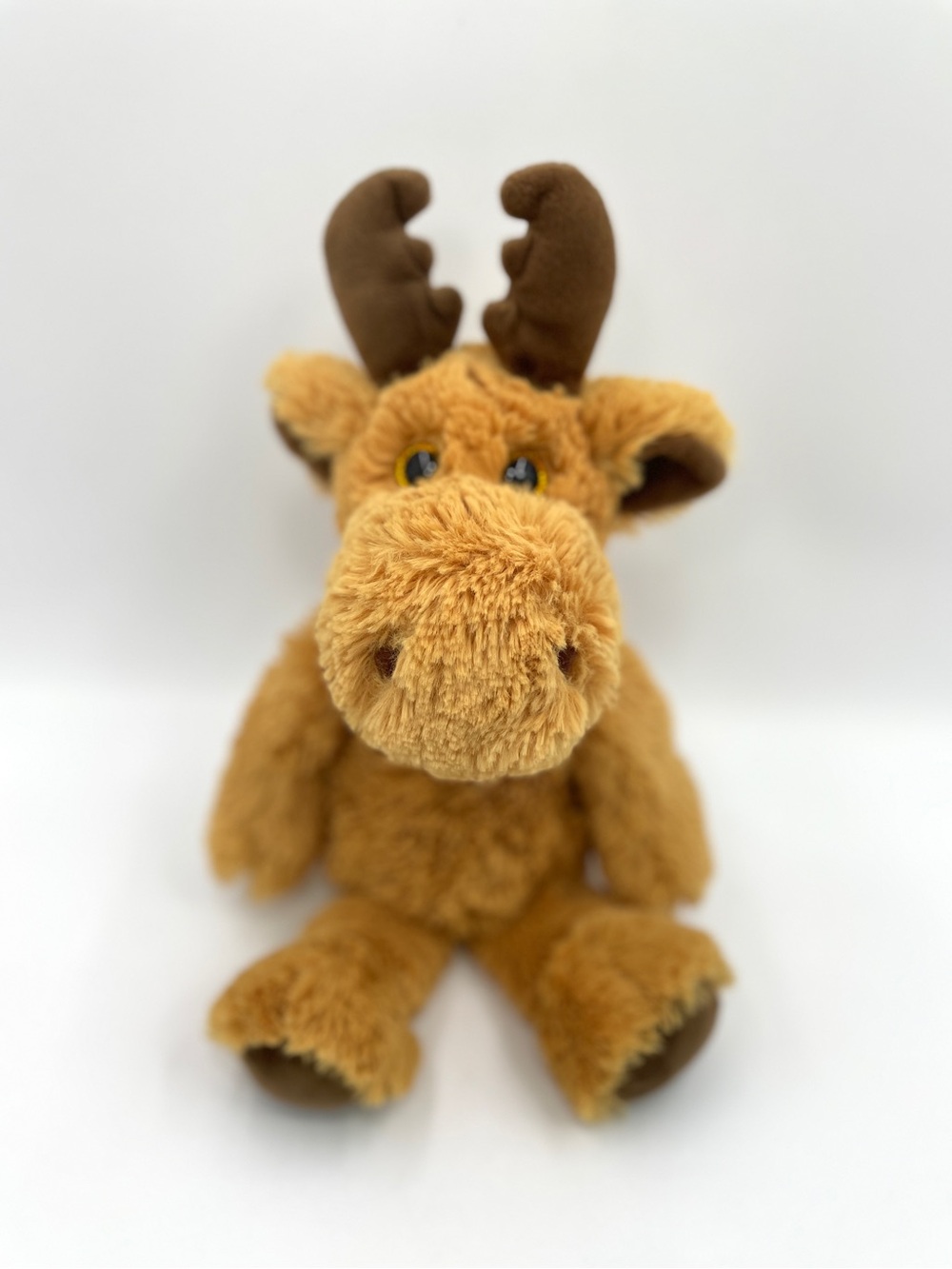 TY Attic Treasures Archibald Plush Moose Antler Soft Medium Stuffed Animal Lovey